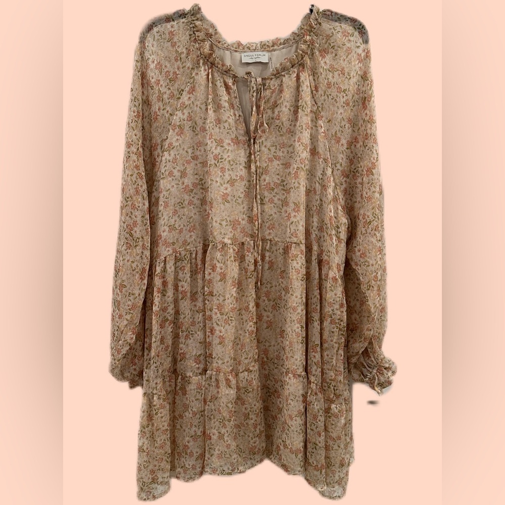 Floral women’s dress size L